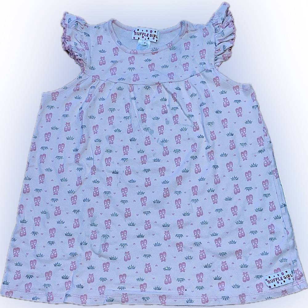 Ruffle Girl ballerina 🩰 dress girls sz 8